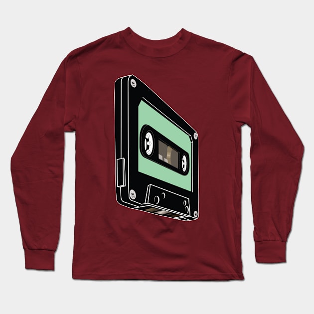 80´s cassette Long Sleeve T-Shirt by retrocolorz